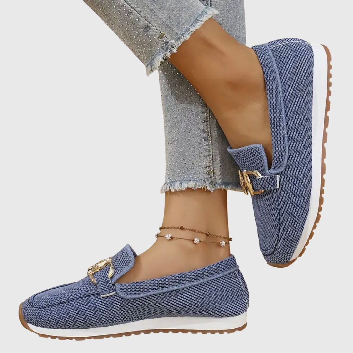 Marcella | Woven Slip-On Loafers