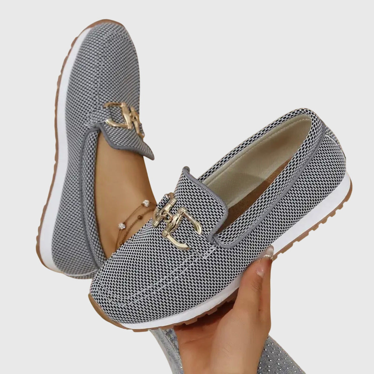 Marcella | Woven Slip-On Loafers