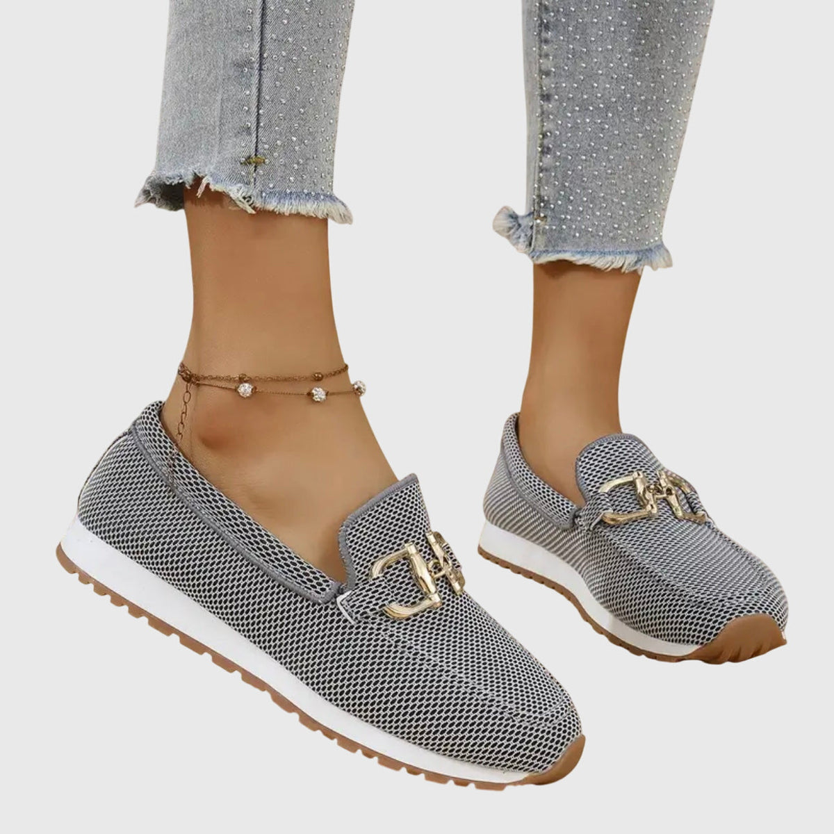 Marcella | Woven Slip-On Loafers