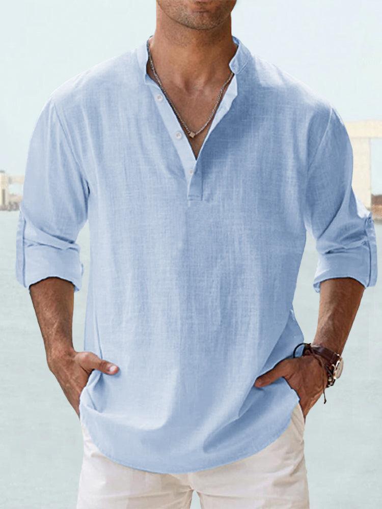 Max | Men's Breathable Button-Up Shirt with Tailored Fit