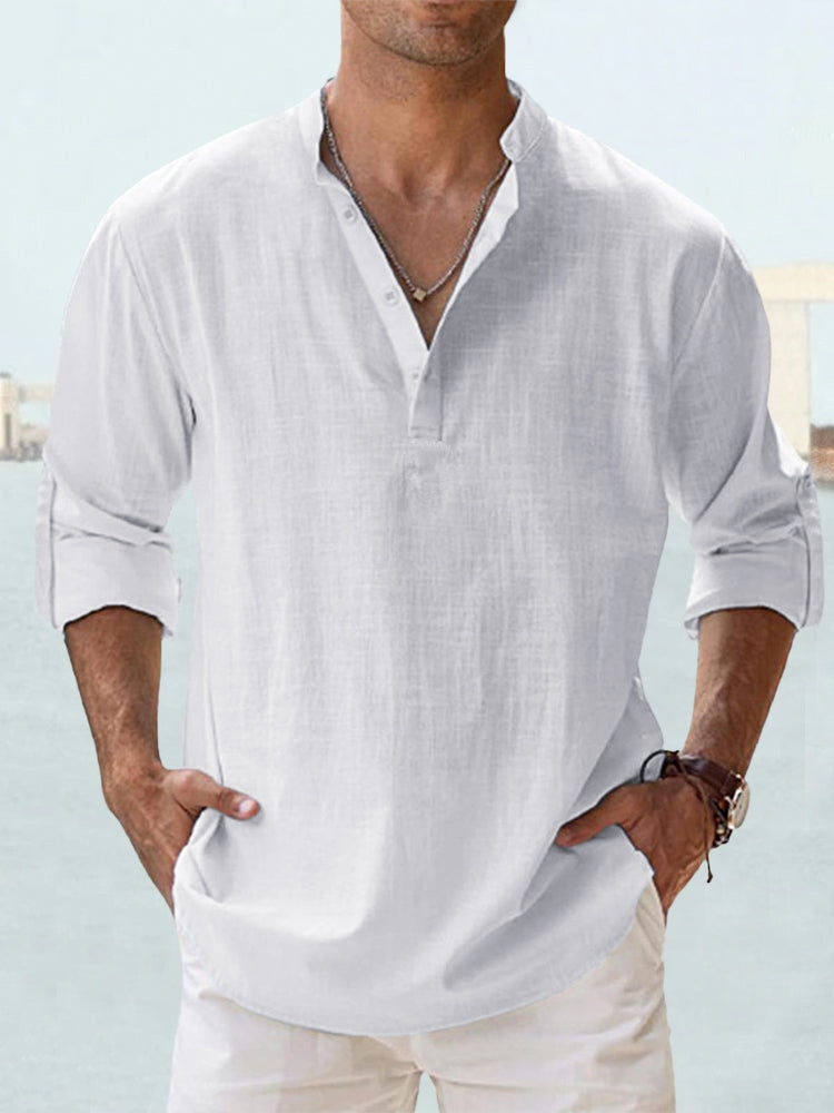 Max | Men's Breathable Button-Up Shirt with Tailored Fit