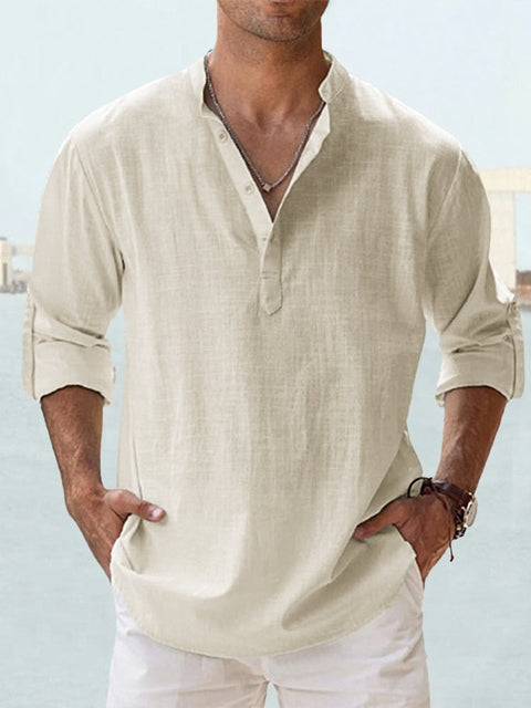 Max | Men's Breathable Button-Up Shirt with Tailored Fit