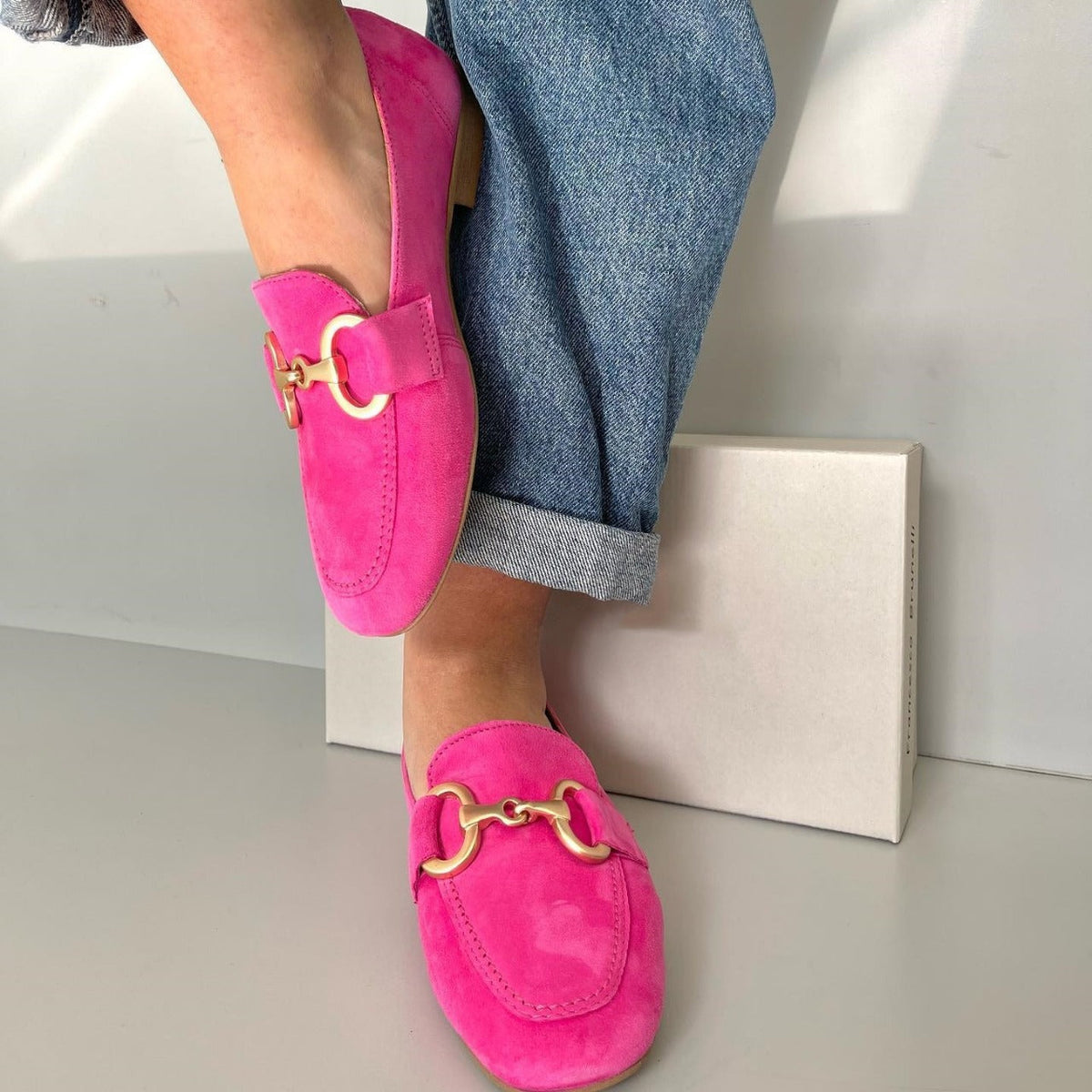 Ottavia | Colourful Loafers with Gold-Tone Detail