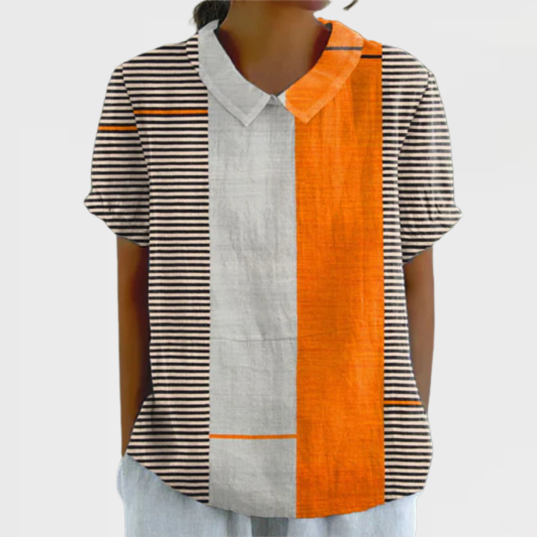 Mirelle | Women’s Colour Block Striped Shirt