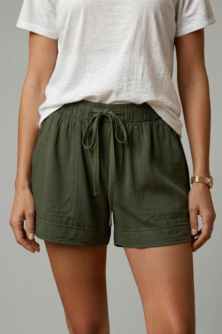 Rochelle | Women's Relaxed Drawstring Waist Shorts
