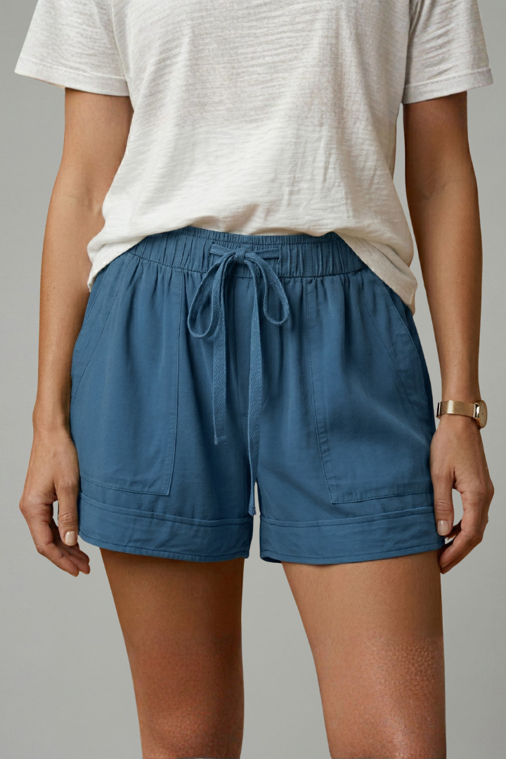 Rochelle | Women's Relaxed Drawstring Waist Shorts