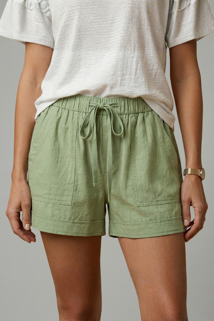 Rochelle | Women's Relaxed Drawstring Waist Shorts