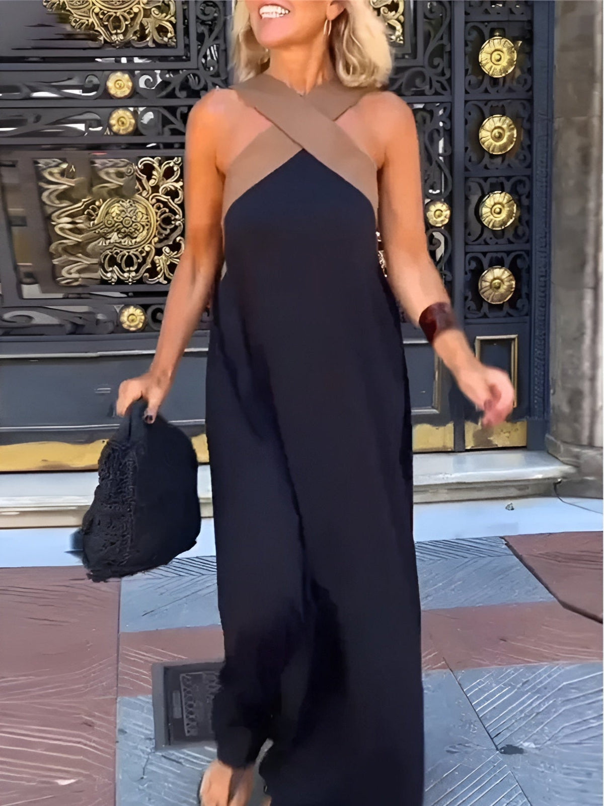 Rosalia | Crossover Maxi Dress