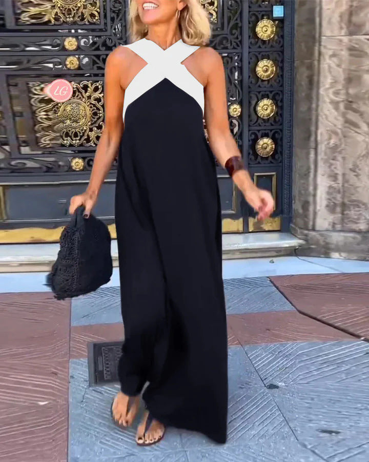 Rosalia | Crossover Maxi Dress