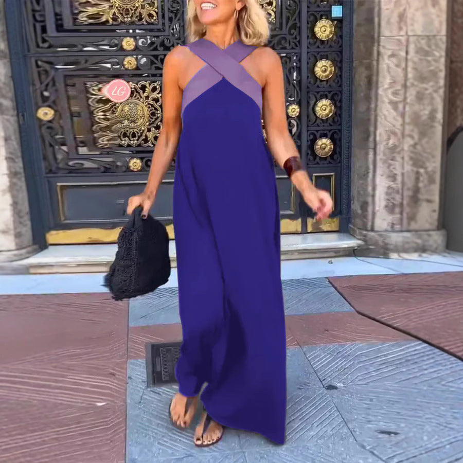Rosalia | Crossover Maxi Dress