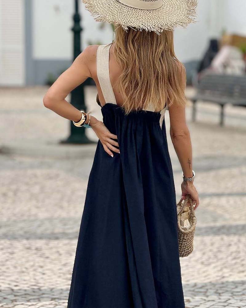 Rosalia | Crossover Maxi Dress