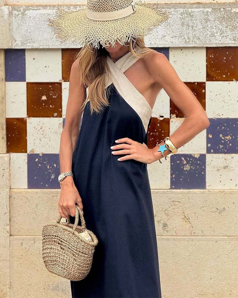 Rosalia | Crossover Maxi Dress