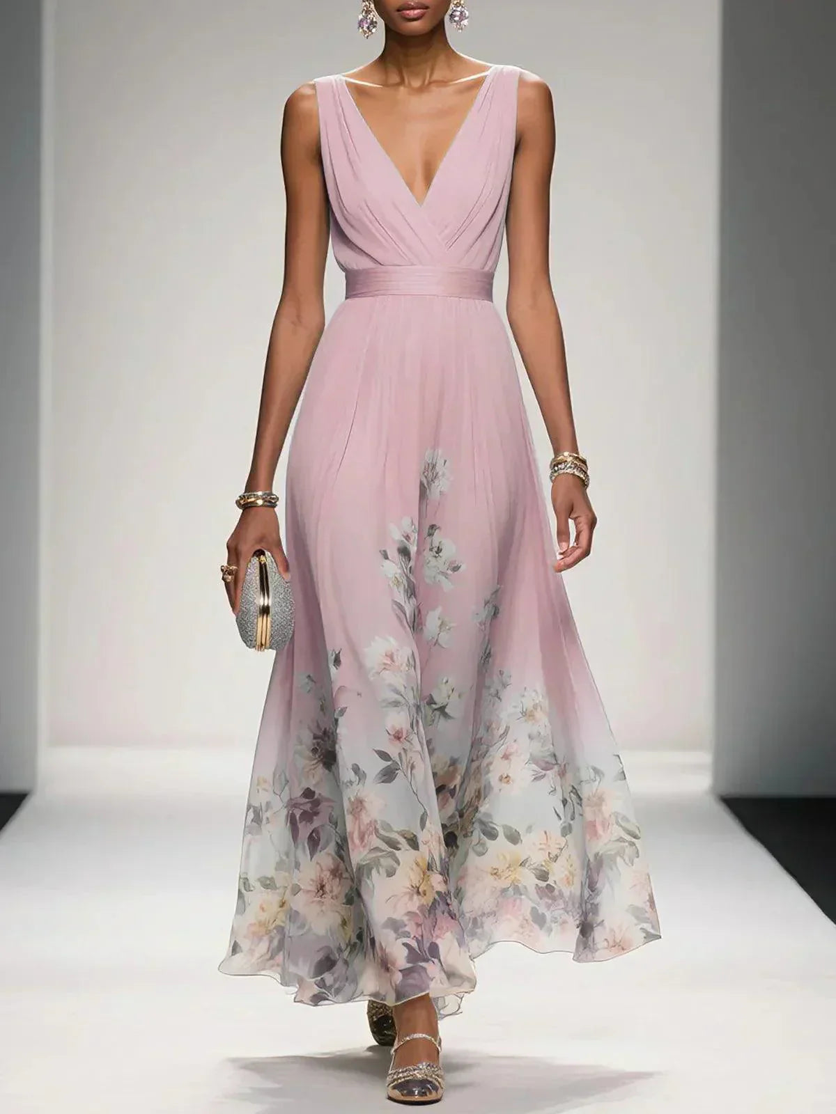 Roslyn | Women’s Floral A-Line Wedding Guest Dress