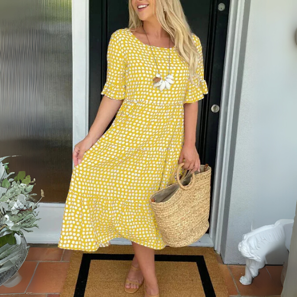 Sienna | Relaxed Tiered Midi Dress