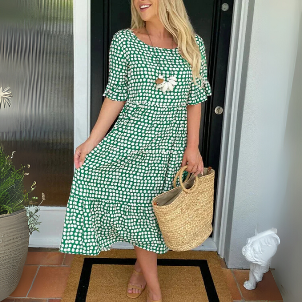 Sienna | Relaxed Tiered Midi Dress
