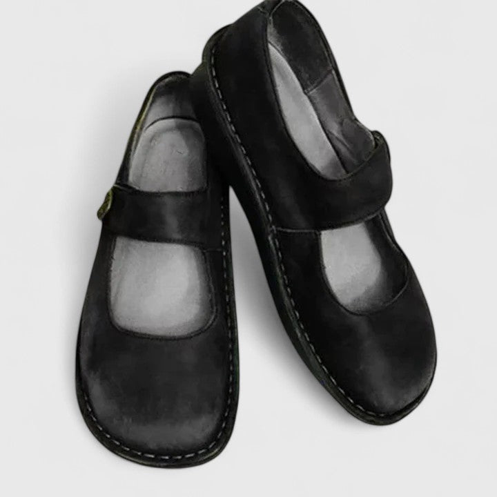 Sylvia | Women's Adjustable Strap Shoes with Round Toe