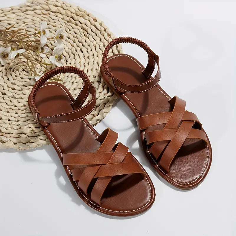 Valeria | Cushioned Strappy Sandals