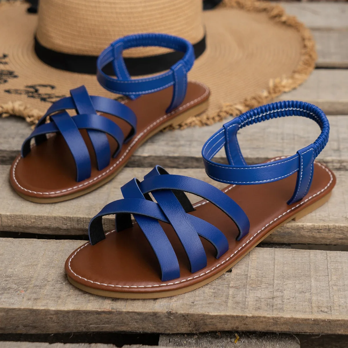Valeria | Cushioned Strappy Sandals
