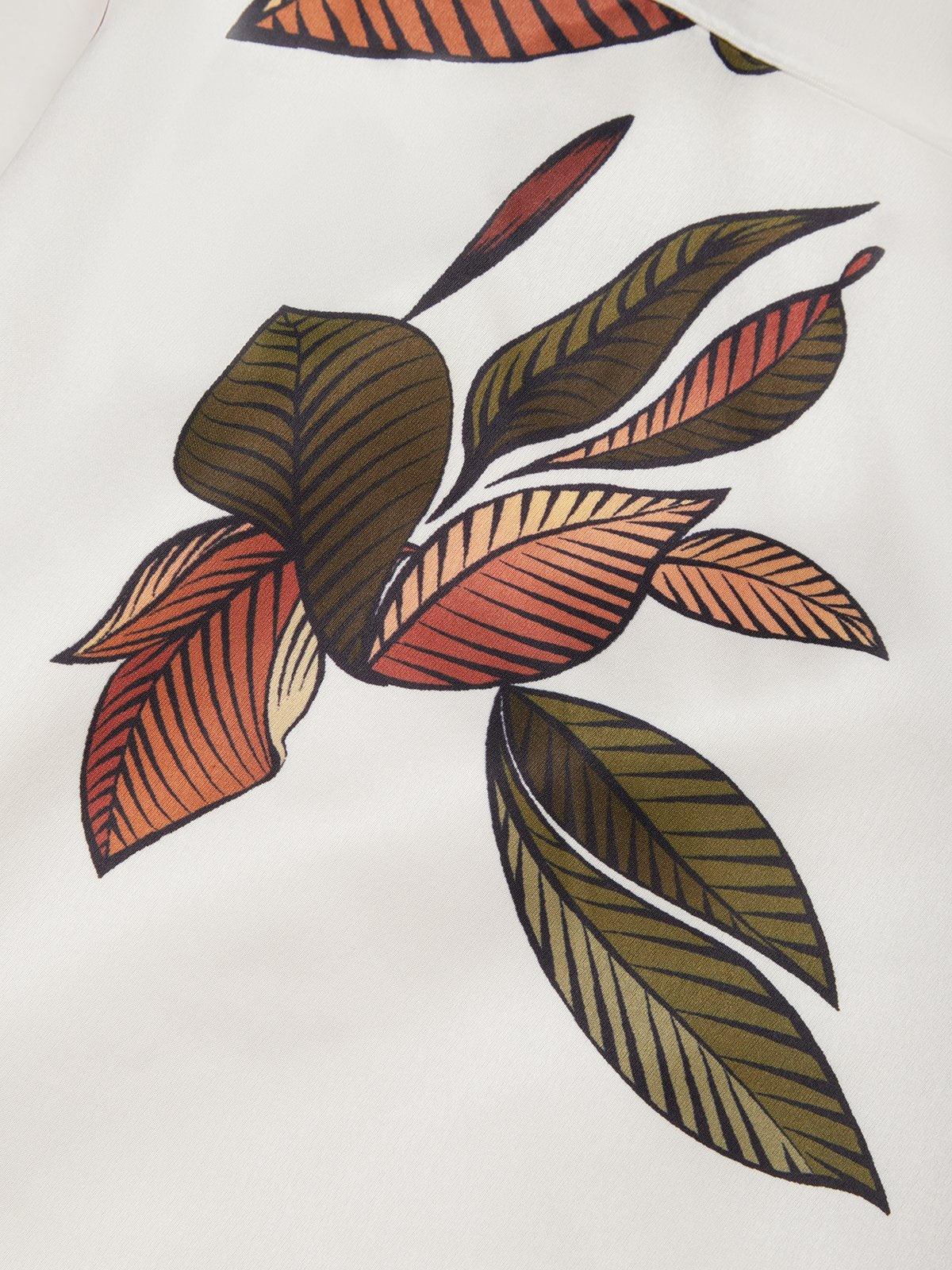 Virelisse | Women's Botanical Print Wrap Midi Dress