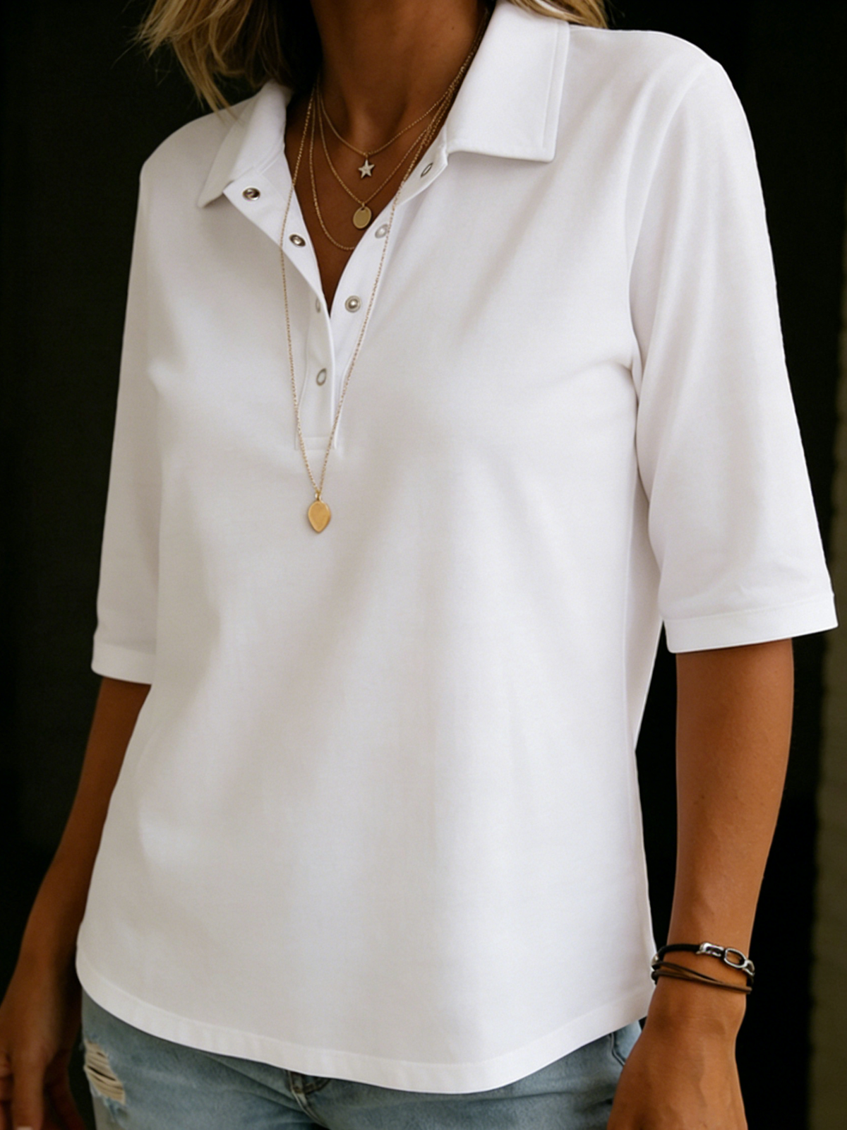 Virella | Women's Half-Sleeve Polo Shirt