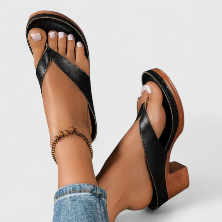 Vittoria | Cushioned Block-Heel Sandals