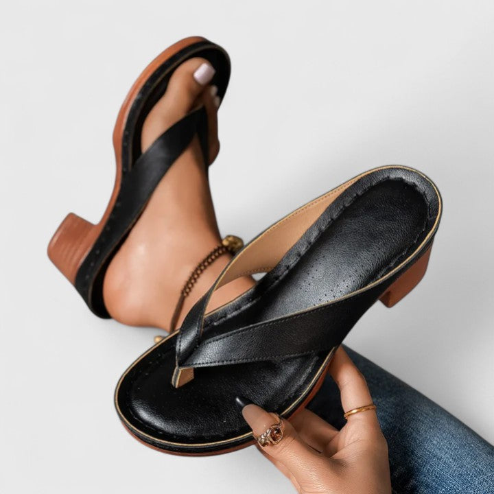 Vittoria | Cushioned Block-Heel Sandals