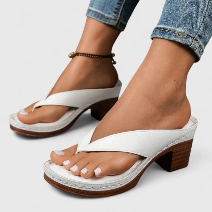 Vittoria | Cushioned Block-Heel Sandals