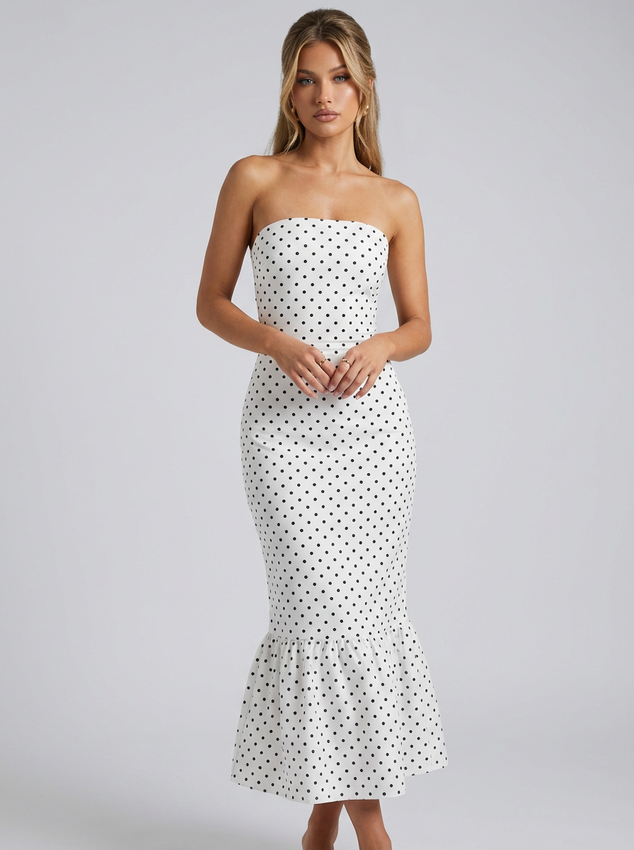 Women's Maxi Dress Strapless | Evening