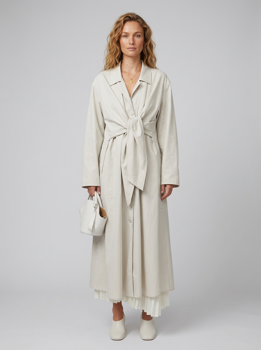 Women's Trench Coat Long | Casual