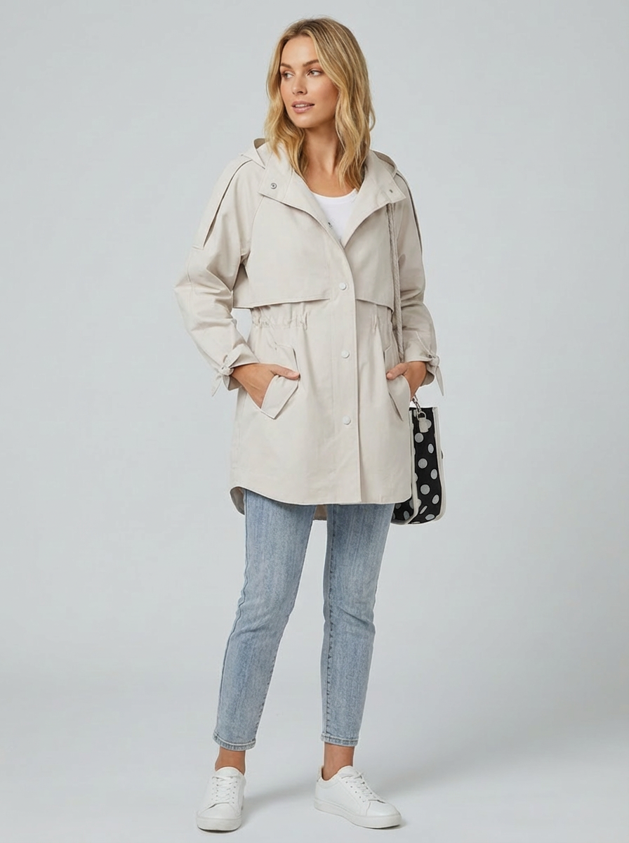 Women's Trench Coat Rain | Casual