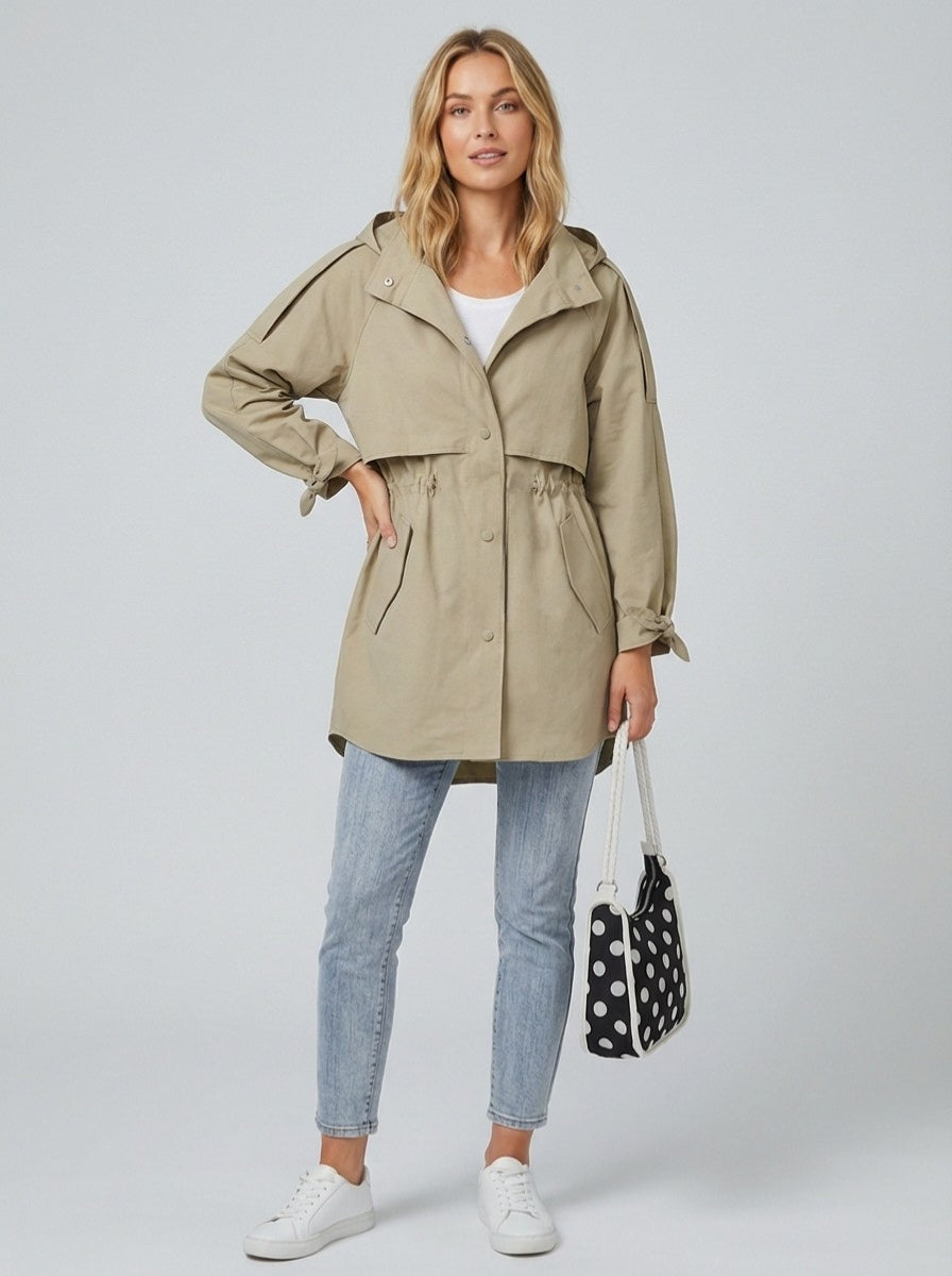 Women's Trench Coat Rain | Casual