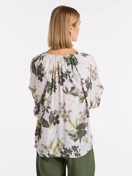 Floral Mosiac Blouse