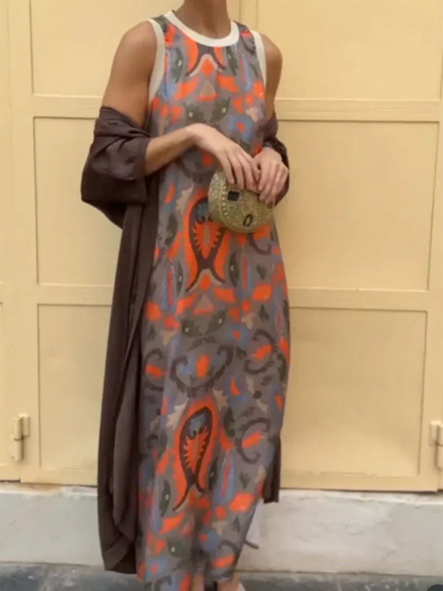 Zarelia | Women's Bohemian Printed Maxi Dress