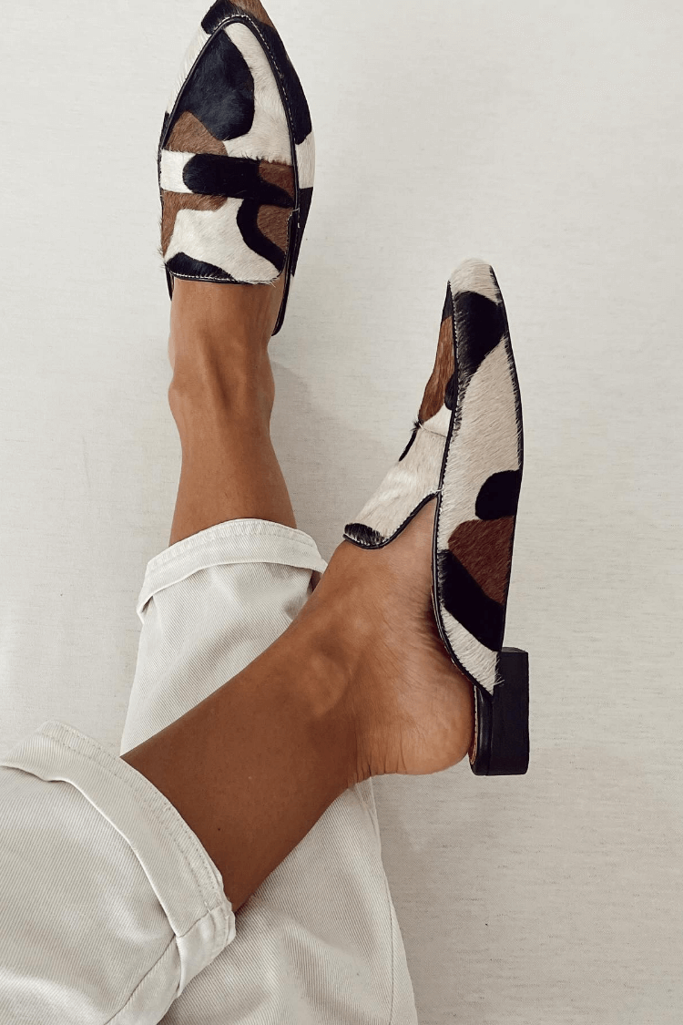 Zora | Abstract Print Loafers for Everyday Style