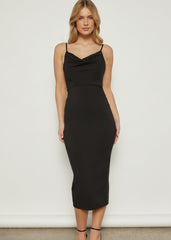 Cowl Neck Bodycon Dress