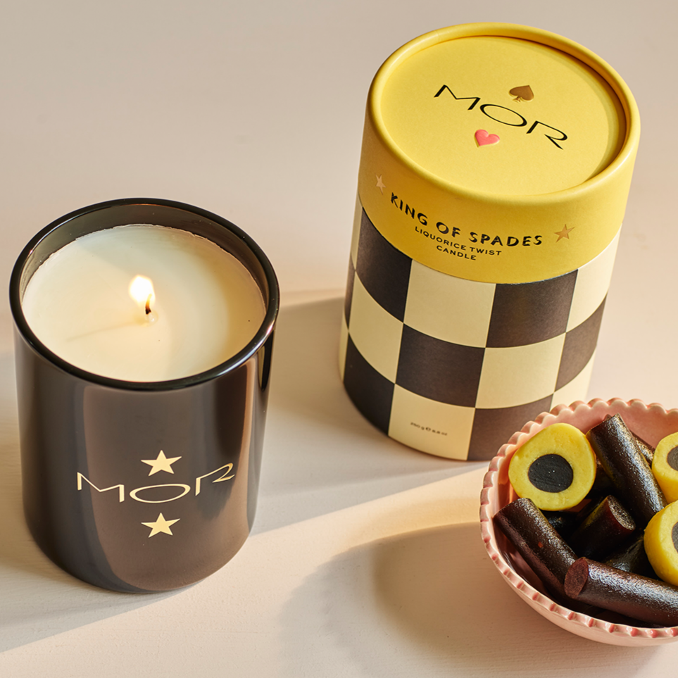 King of Spades Liquorice Twist Candle