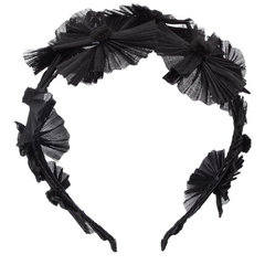 Irena Sinamay Fan Headpiece