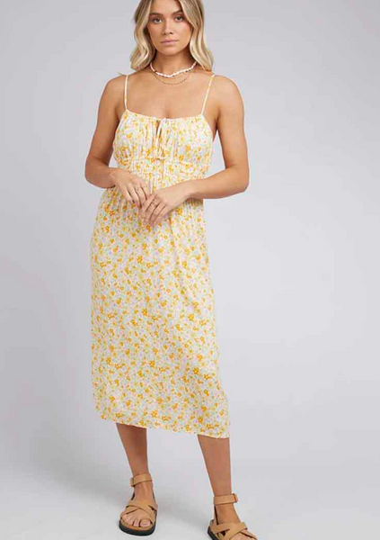 Frieda floral midi dress on sale