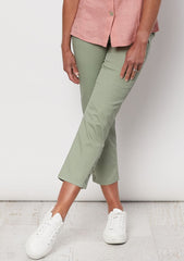 Stretch Twill Crop Pant